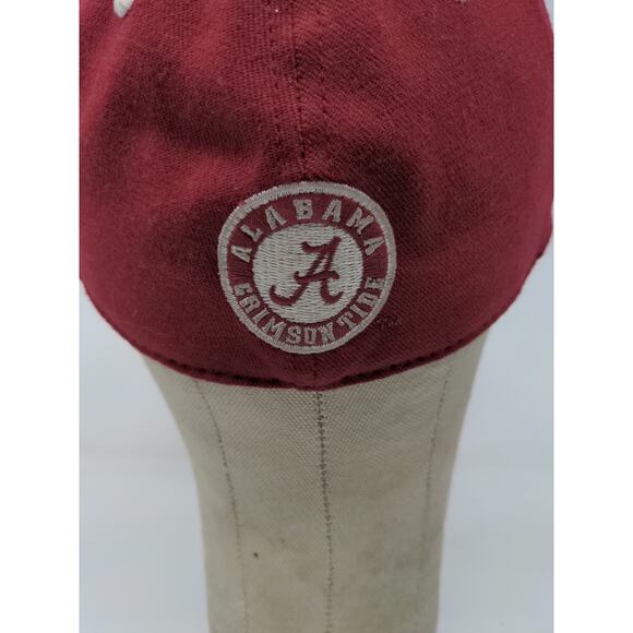 Top of the World Alabama Crimson Tide One Fit Hat Embroidered Logo Red - Picture 8 of 11